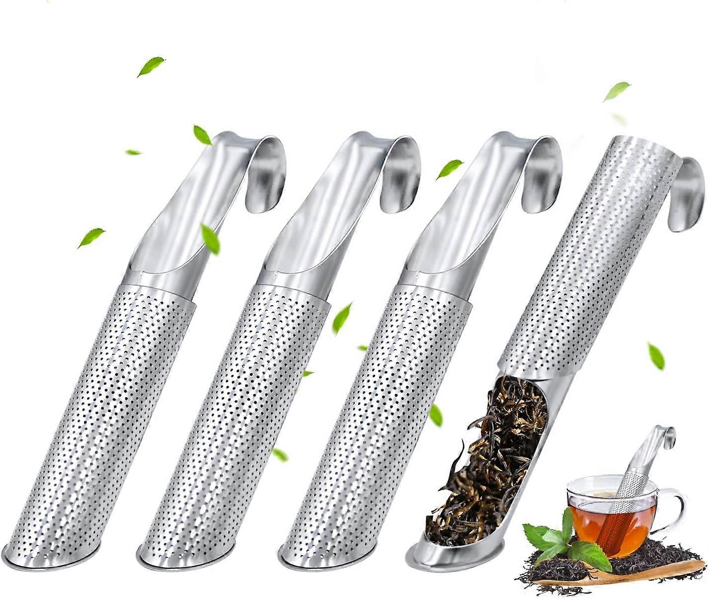 Stainless Steel Tea Diffuser - 4Pcs Reusable Tea Infuser Fine Hole Tea Filter