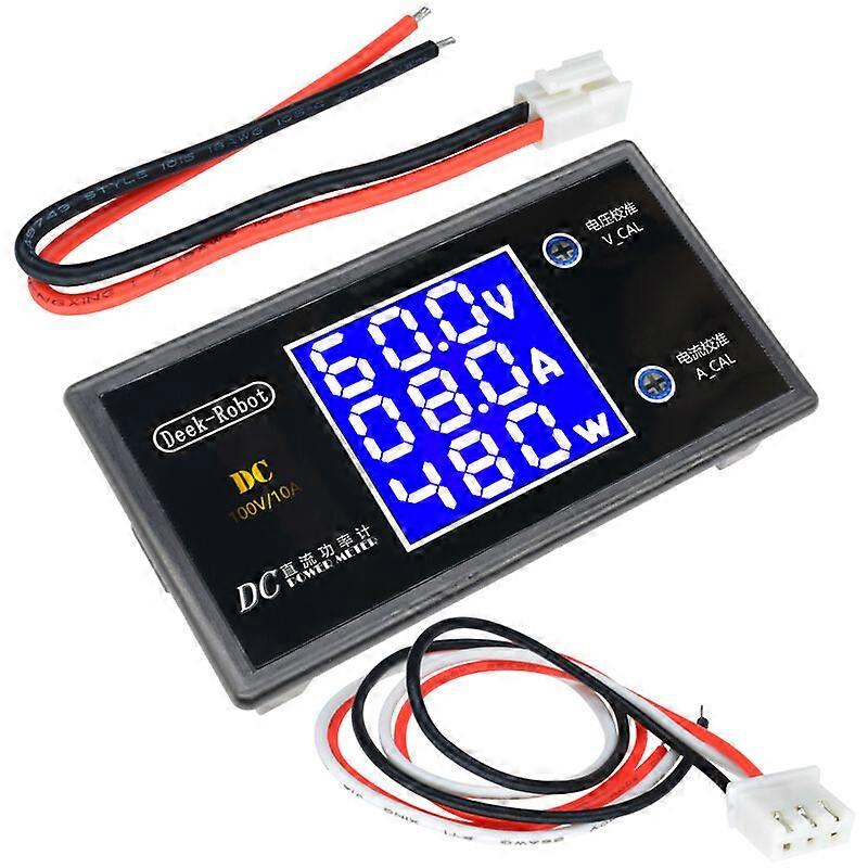 D0100V 10A LCD Digital Voltmeter Ammeter Wattmeter - Voltage Current Meter