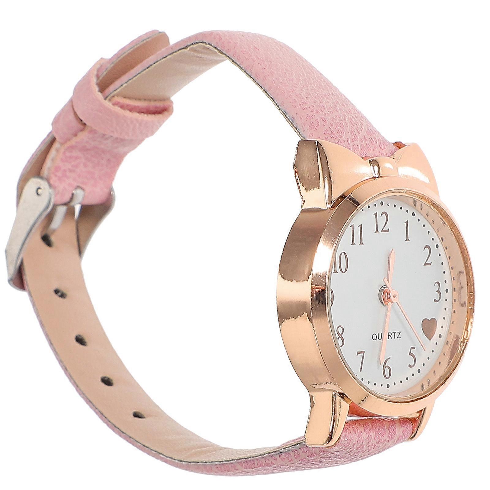 Luminous Girl Watch Easy to Read Dial Watch Simple Casual Wrist Watch for Kids