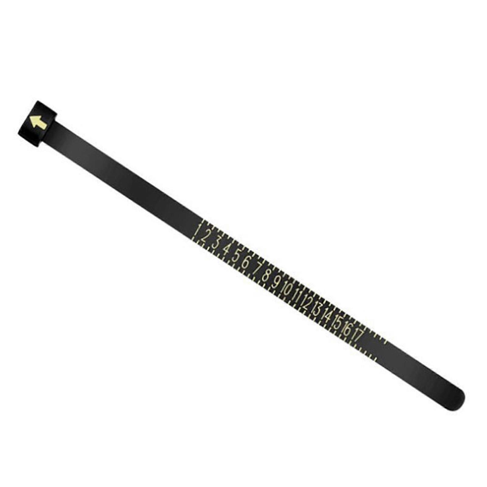 Portable Reusable Accurate Ring Sizer Gauge Measuring Tool Jewelry Accessories