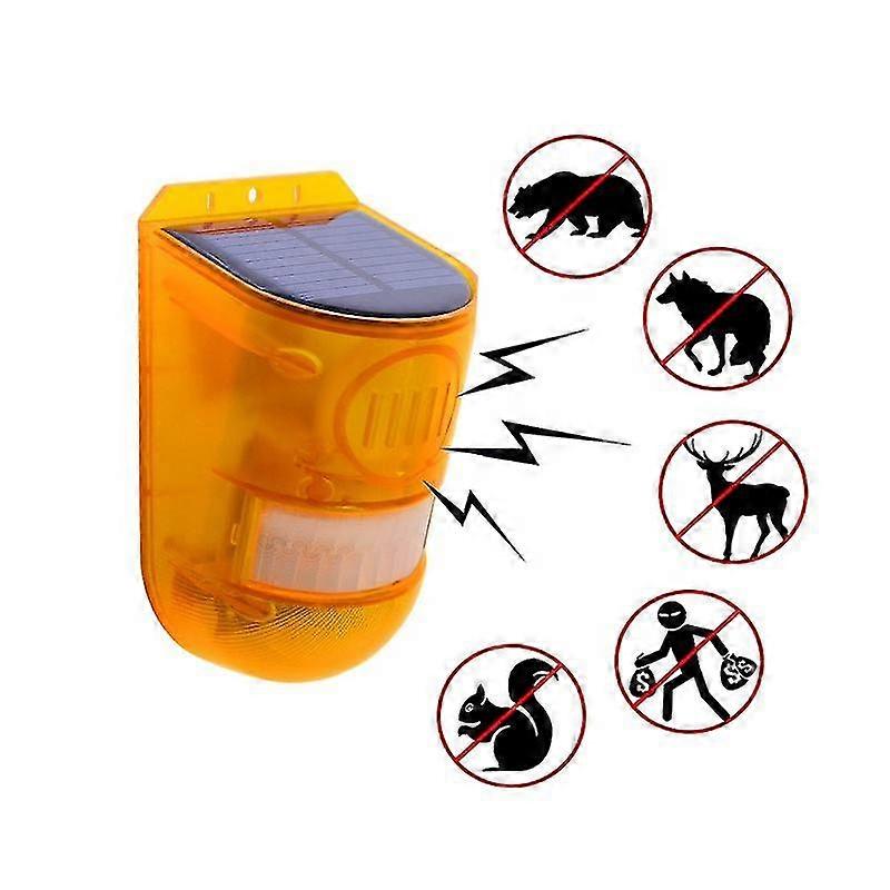 Solar Sensor Led Alarm Motion Sensor Solar Intruder Alarm