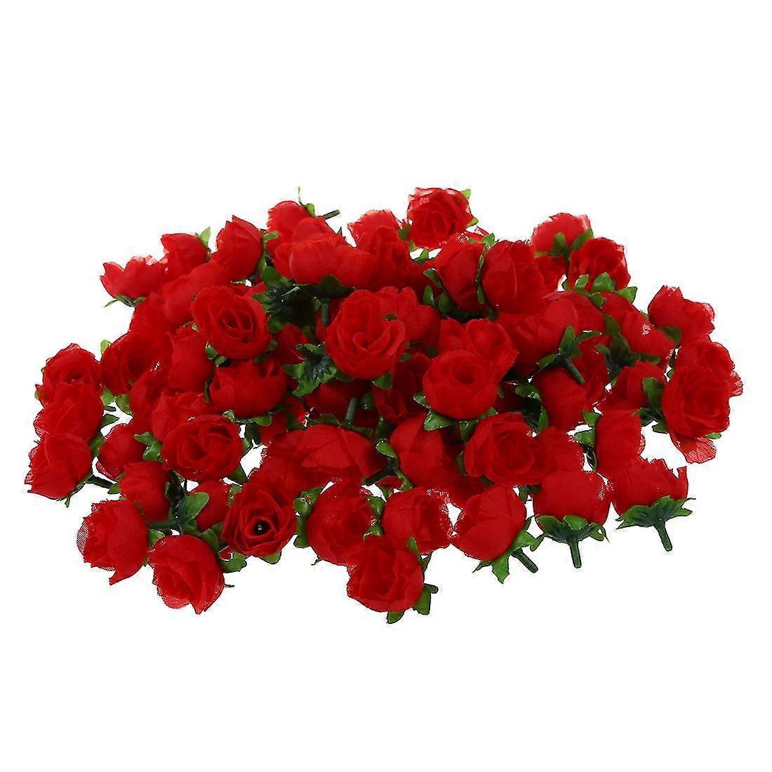 100 X flori artificiale S Ttes Diy Nunta Botez rosu