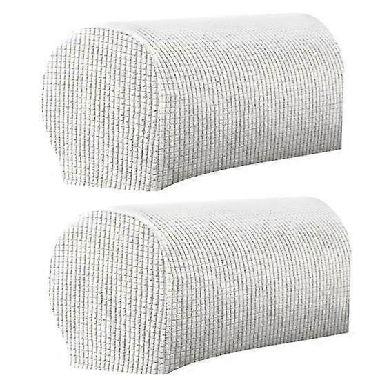 2Pcs Convenient Chair Arm Covers Anti-Slip All Match Comfortable Easy to Stretch Sofa Arm Protector for Living Room