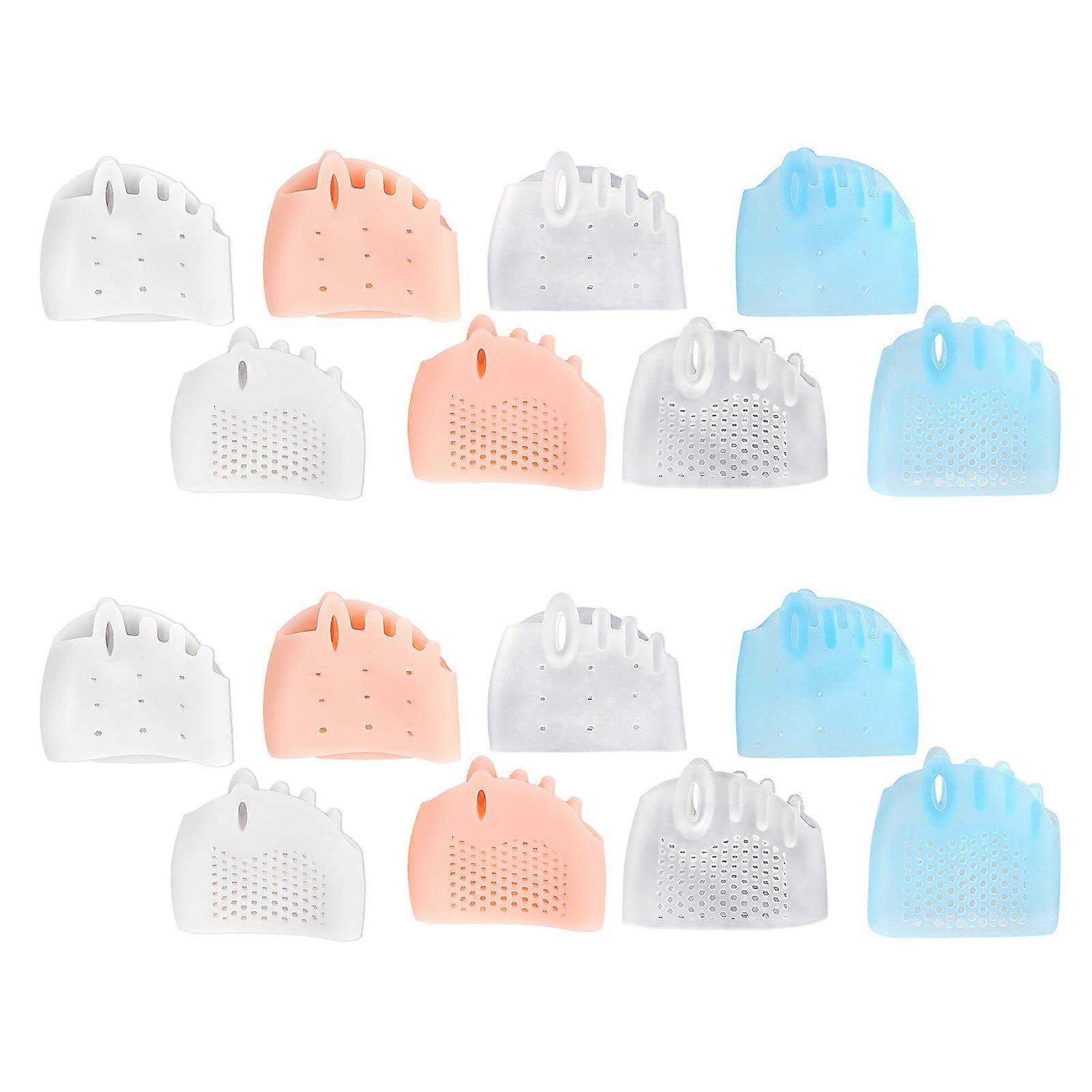 8 Pairs Toe Separators for Women Bunion Corrector Toe Spreaders Yoga Toe Spacers Overlapping Toes Straightener