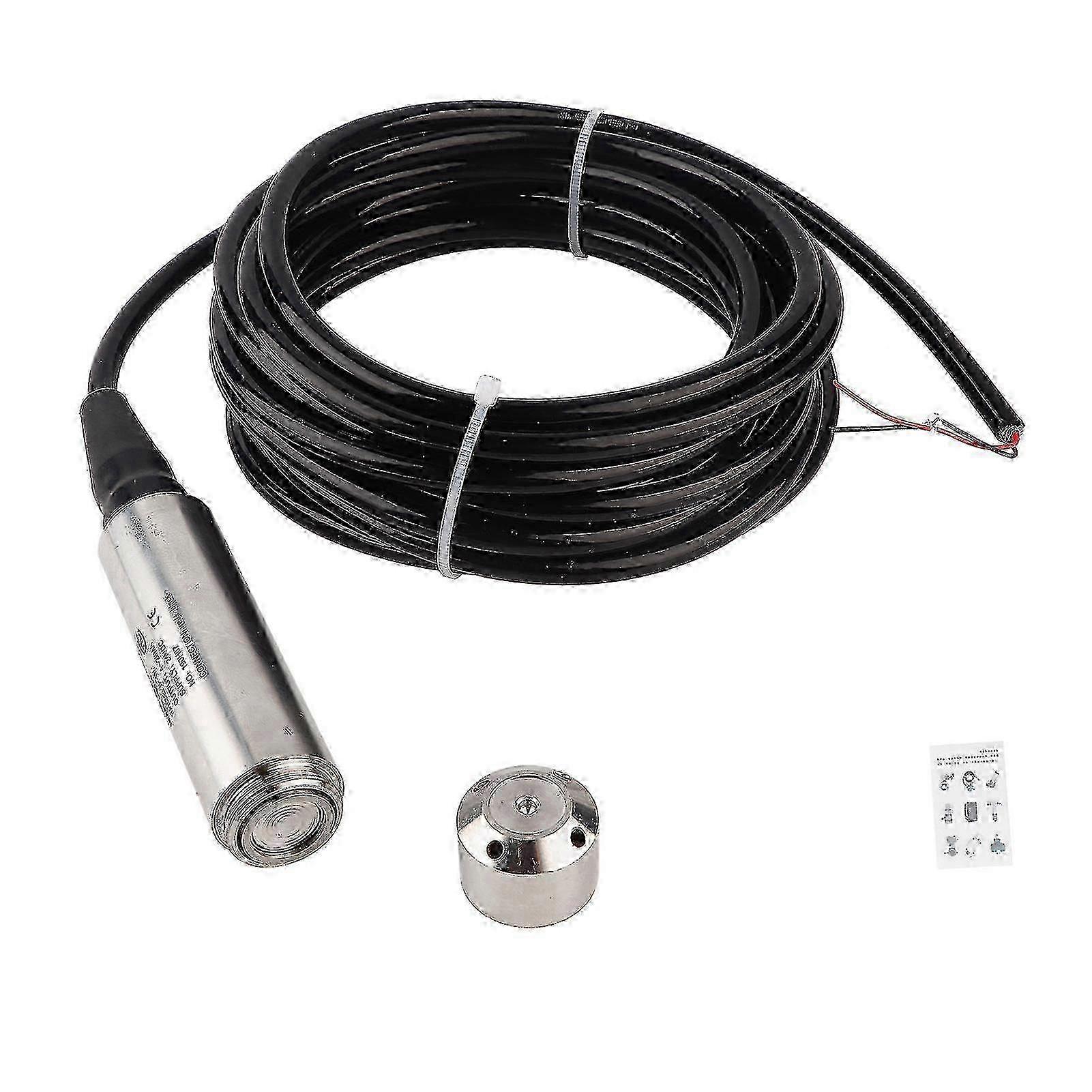 Water Level Sensor Detector YB2JF with 5m Cable - Liquid Level Transmitter, 12-32VDC, 4-20mA (0-10m) - JA