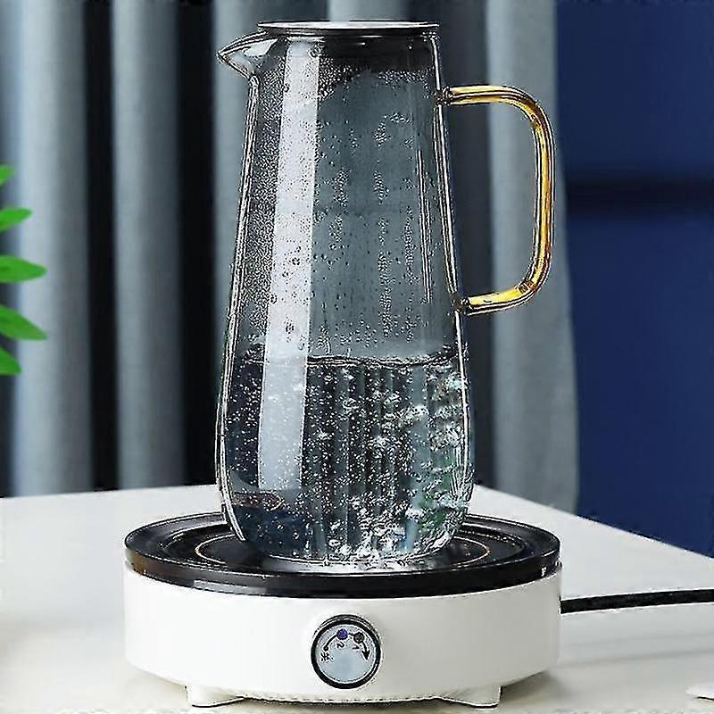 1600ml الشمال ستايل الزجاج المقاوم للحرارة إبريق القهوة عصير القهوة إبريق الحليب فلتر مع غطاء