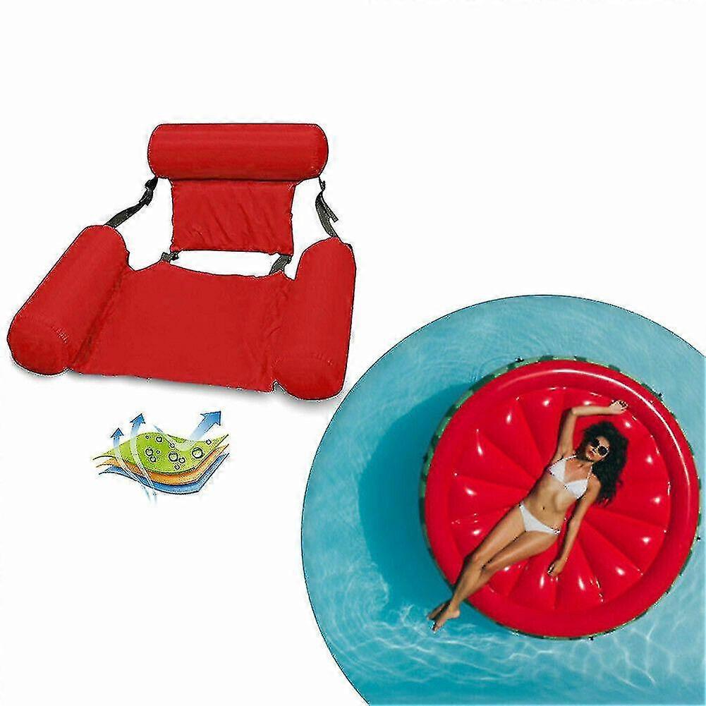 Floating Chair Pool Seats Inflatable Lazy Water Bed Lounge Chair