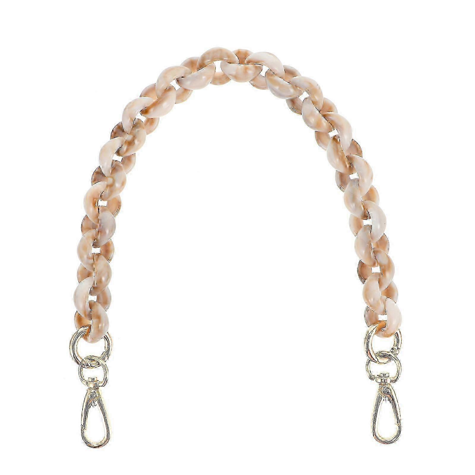 1pc Versatile Chic Bag Chain Marble Moire Chain Jewelry Bag Shoulder Strap