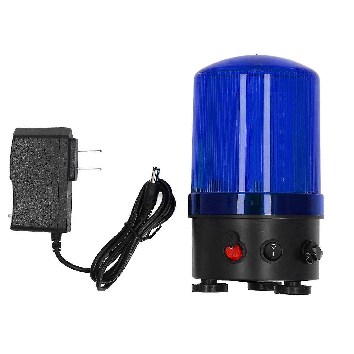 Warning Flashing Light Magnetic Suction Rotating Charging LED Warning Light with Sound Alarm 100‑24