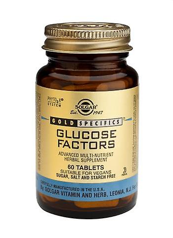 Solgar Gold Specifics Glucose Factors Tablets, 60