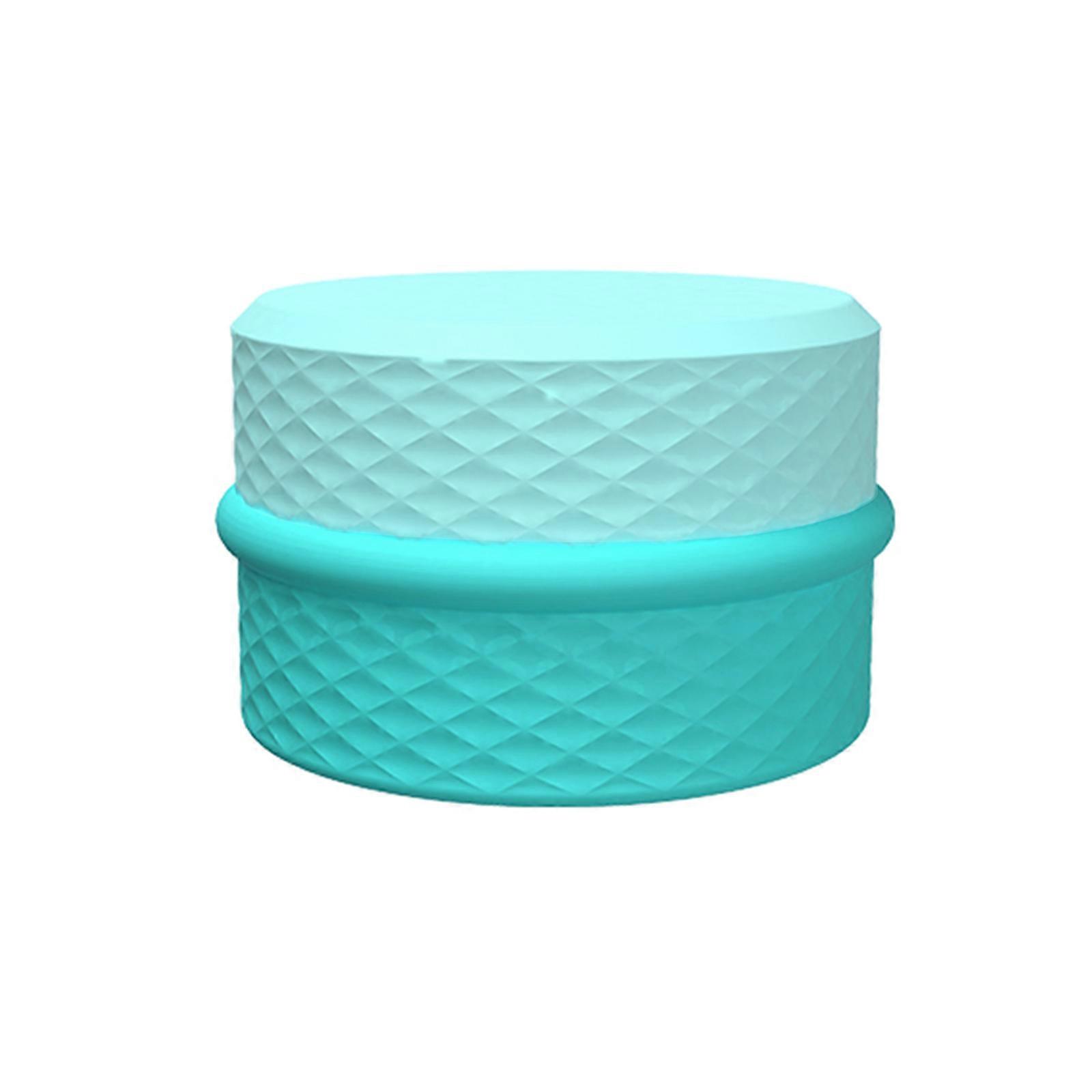 Non-toxic and Reusable Blue Silicone Travel Container for Various Personal Items
