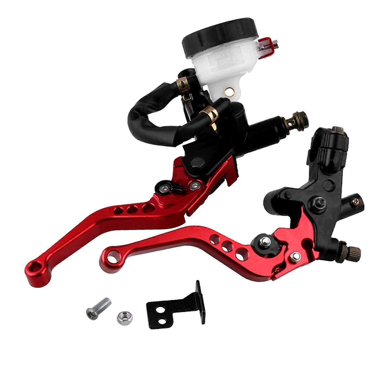 Universal modified CNC brake upper pump 7 / 8 22mm hydraulic pump adjustable horn clutch assembly red accessories color random MK4763