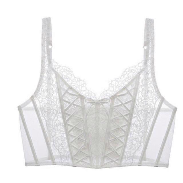 Lace Embroidered Wire-Free Bralette