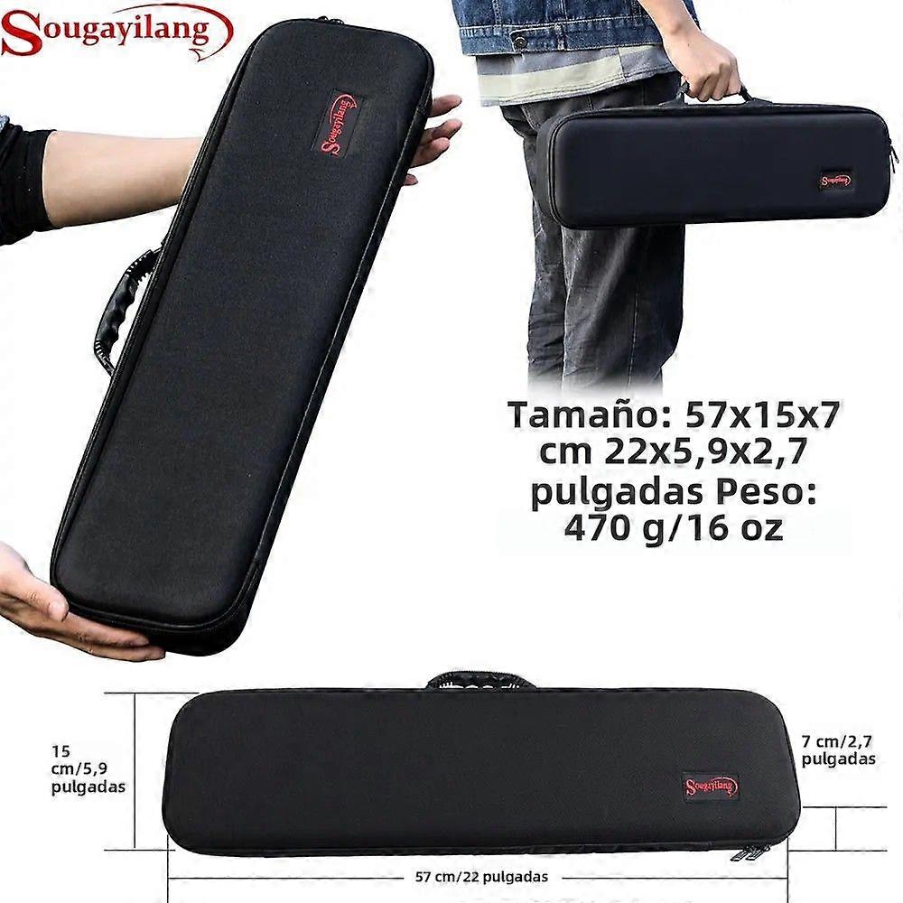 Sougayilang New Fishing Bag for Fishing Lures and Tackle High Quality Black Hard Shell Portable Multi-Purpose Fishing Tackle Storage Box