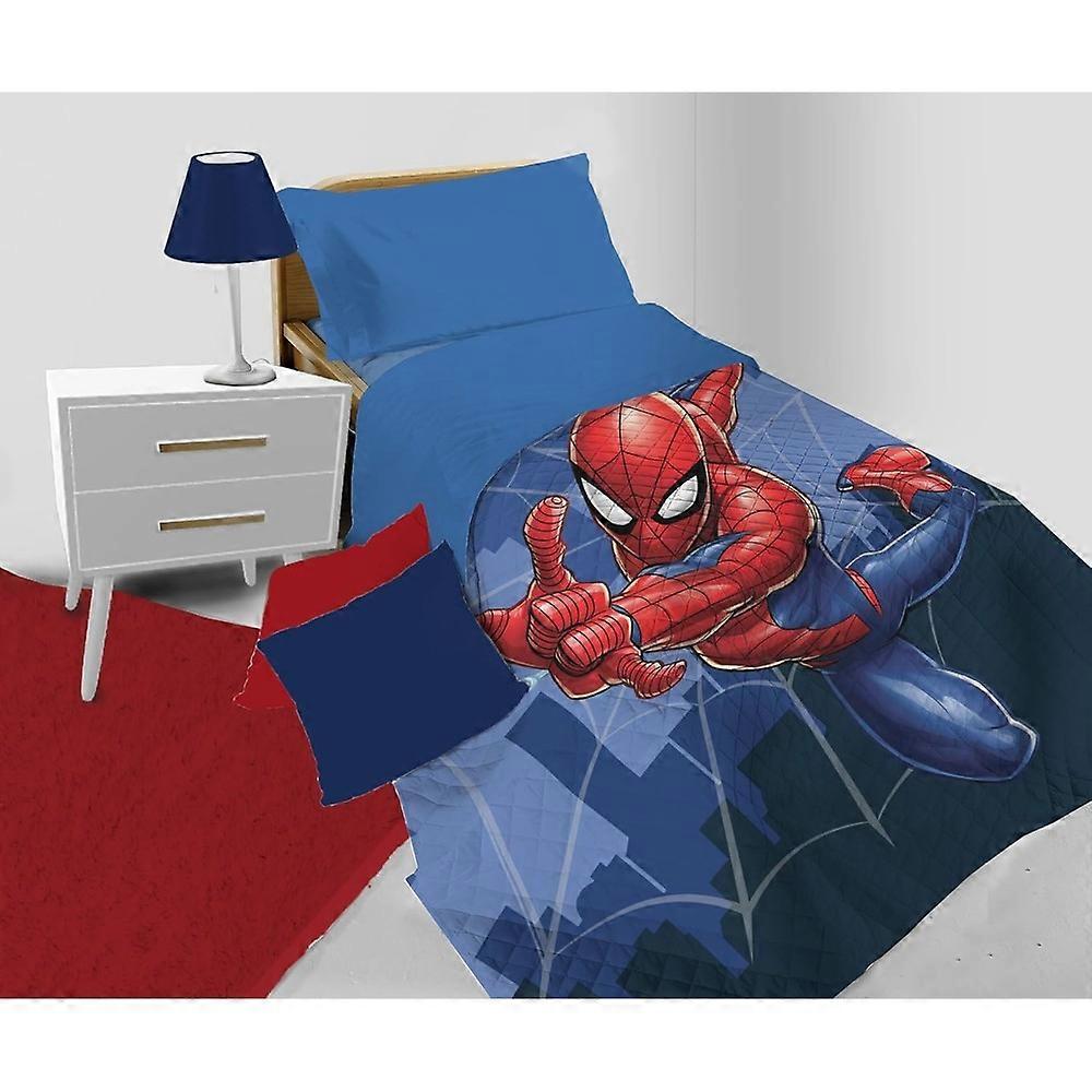 Spiderman Marvel tikattu kevätpäiväpeitto