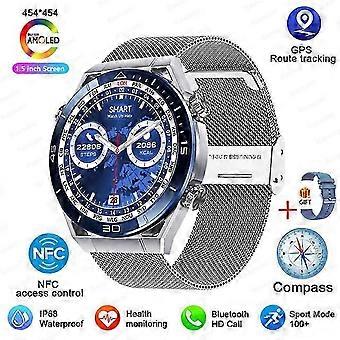2024 New ECG+PPG Smart Watch Adult GPS Sport Track Fitness Watches Outdoor Compass Bluetooth Call HD Full Touch Screen Smartwatch
