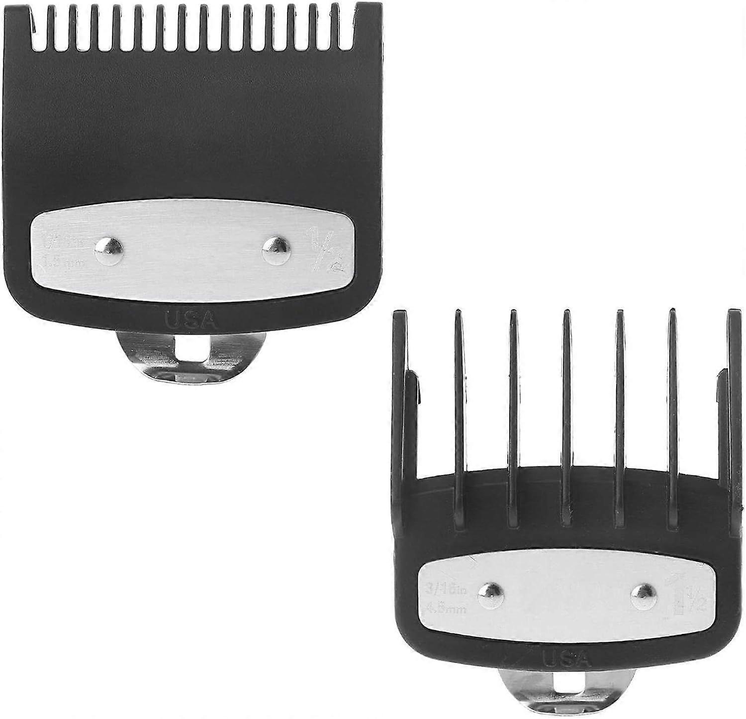 Hair Clipper Limit Comb,Guide Comb Set,Hair Clipper Guide Combs,Trimmer Comb,Trimmer Combs,for Wahl Electric Hair Clipper Razor Comb,1.5mm,4.5mm