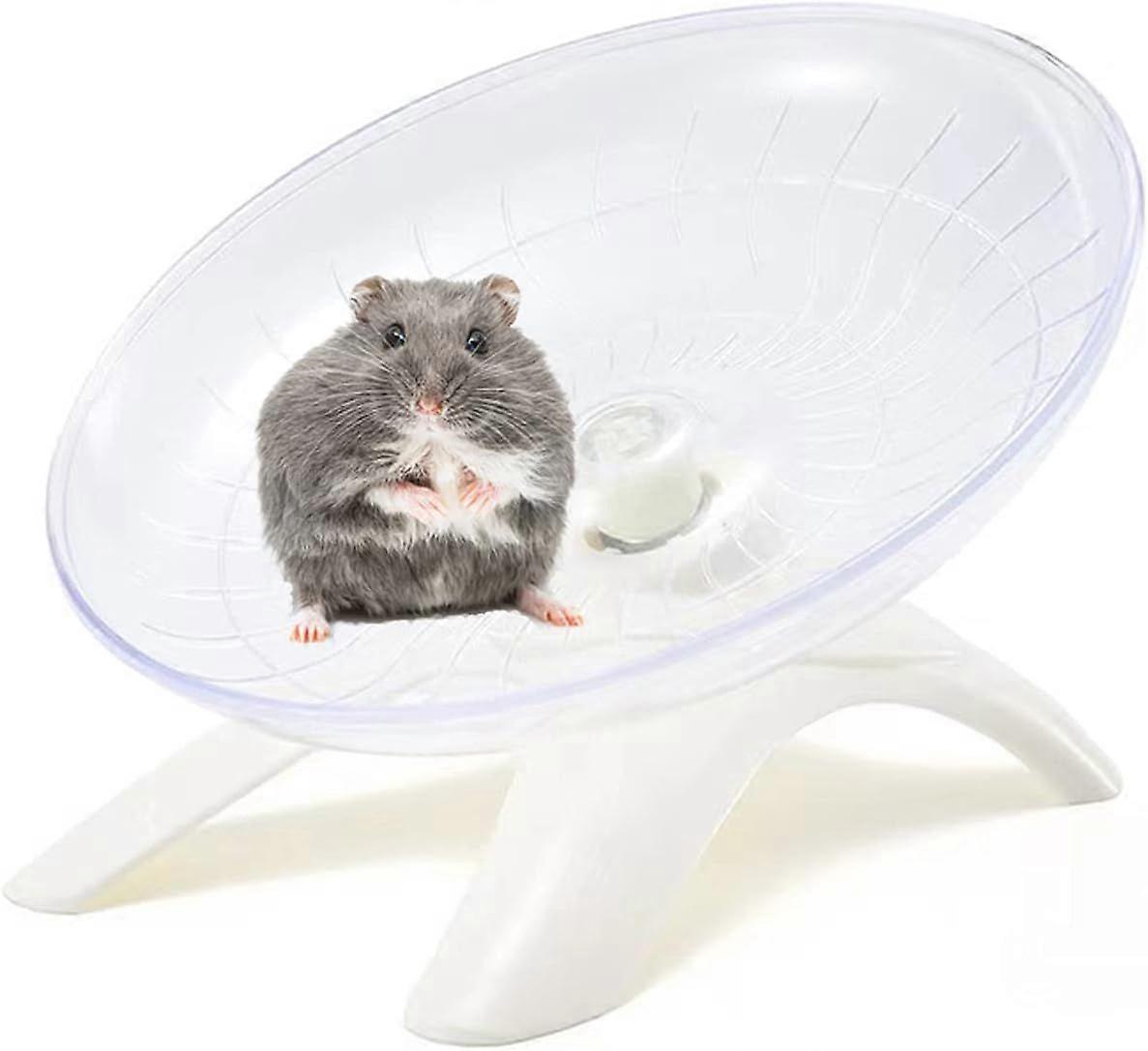 Hamster Flying Saucer Silent Running Wheel Quiet Hamster Exercise Wheel for Hamsters, Gerbils