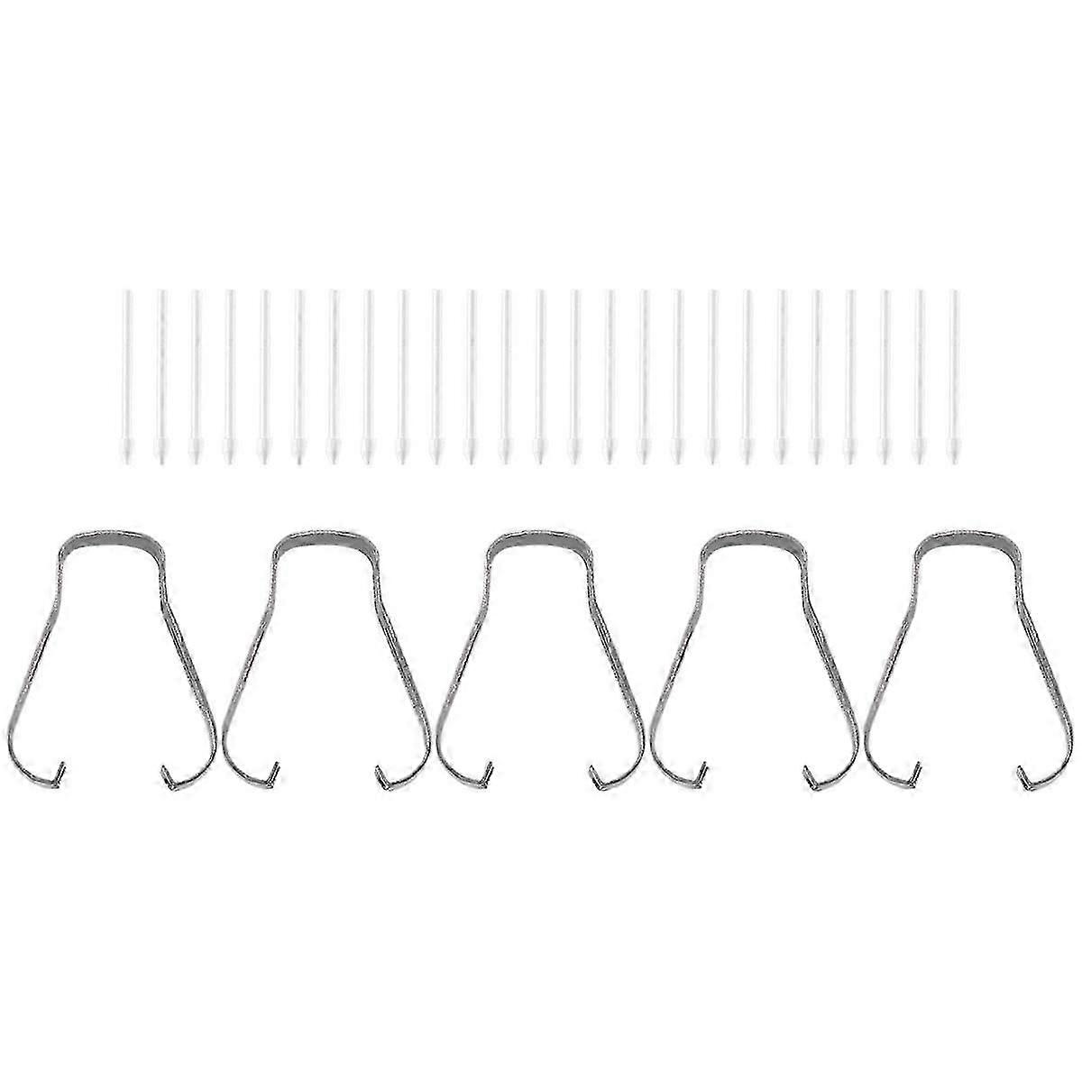 hrot stylusu S6 nib S7 náplň N10 vyměnitelný hrot S22 nib N20 náplň 1 sada 25 bílých hlav pera + 5 klipů