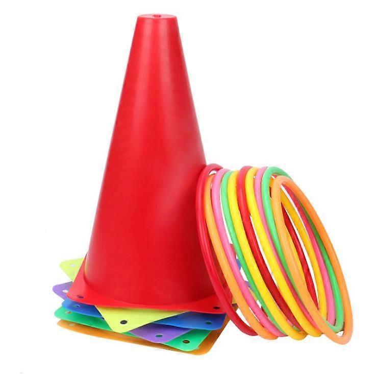 Ring Toss Game: Discover The Ultimate Carnival Combo Set With Soft Traffic Cone, Bean Bags, Throwing Circle Activity, Ideal For Outdoor Indoor Games,