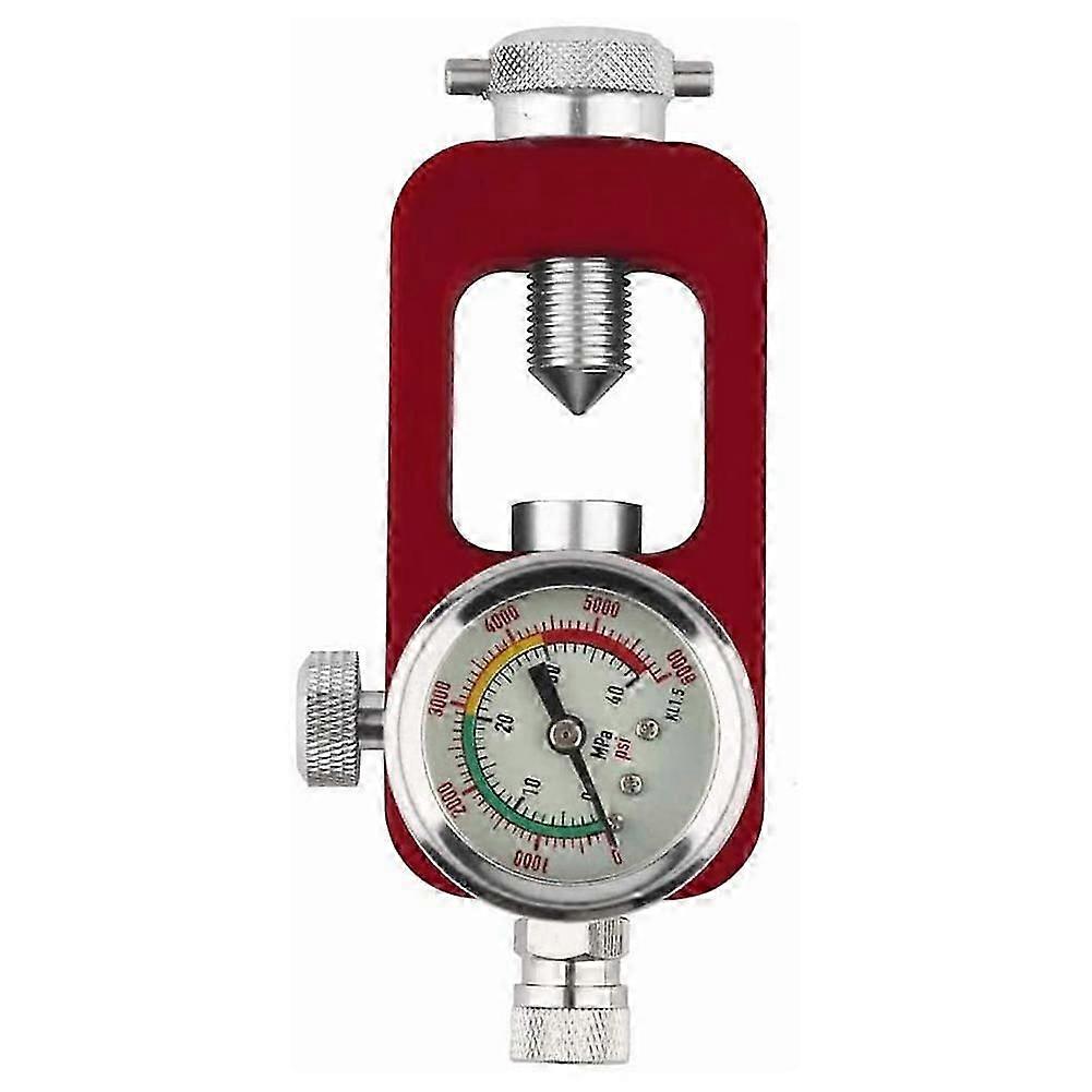 6000Psi Scuba Tank Refill Adapter Lega di alluminio Fill Station Diving Equipment, RossoNUOVO