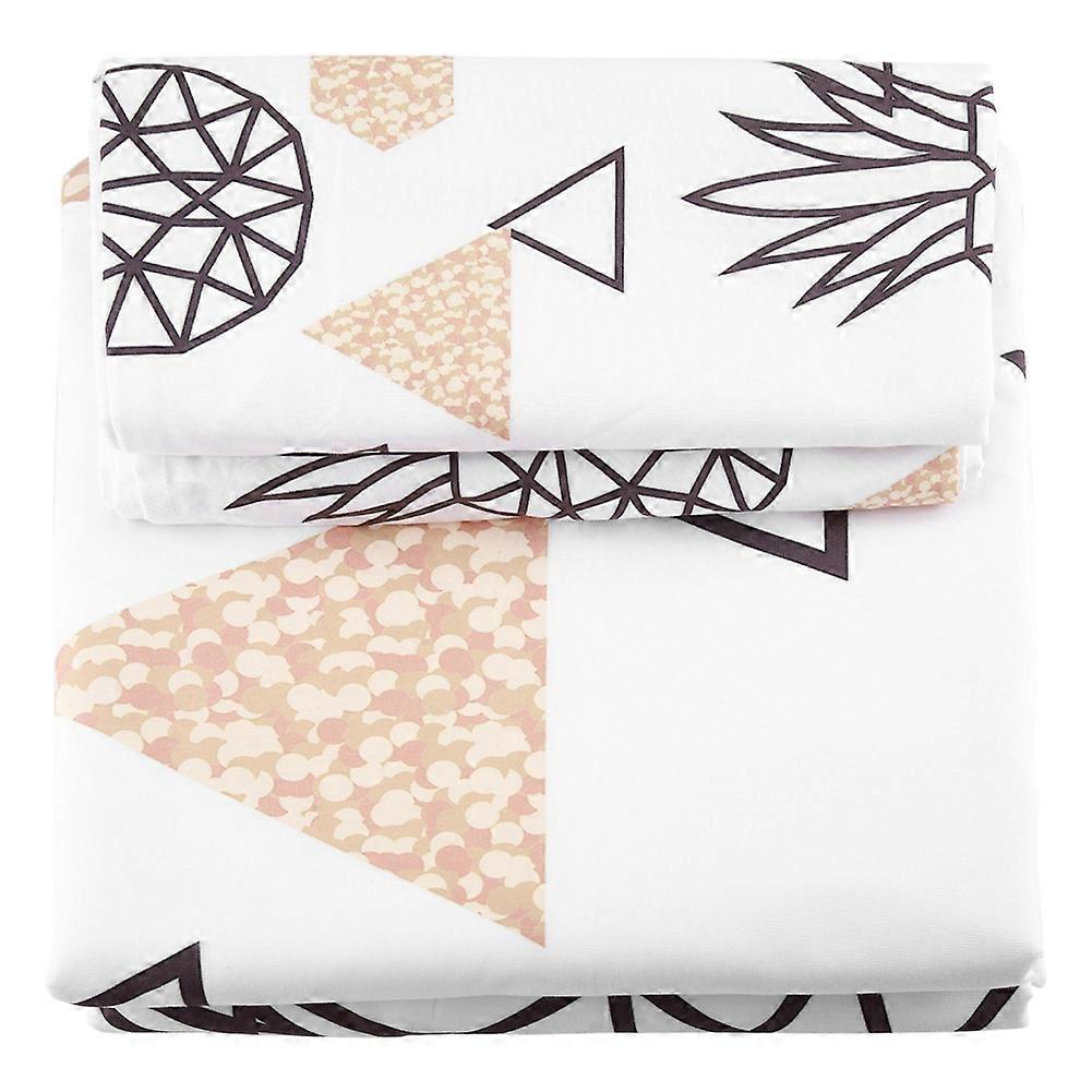 3pcs King Size Polyester Duvet Cover and Pillowcase Printed Pineapple Sheet (King Size)