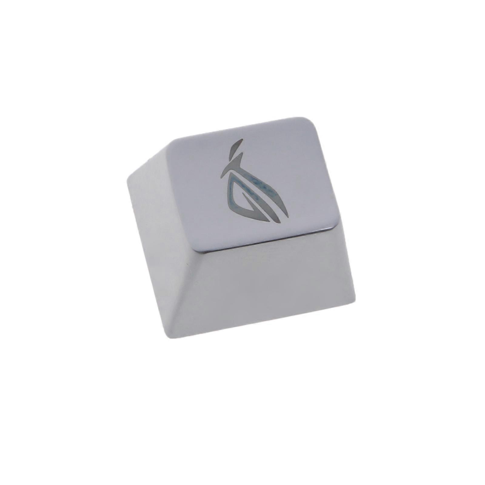 Mechanical Keyboards Gaming Keycaps ROG Eye Lasers Etched ESC Keycap Metal Zinc Alloy Key Button Silver