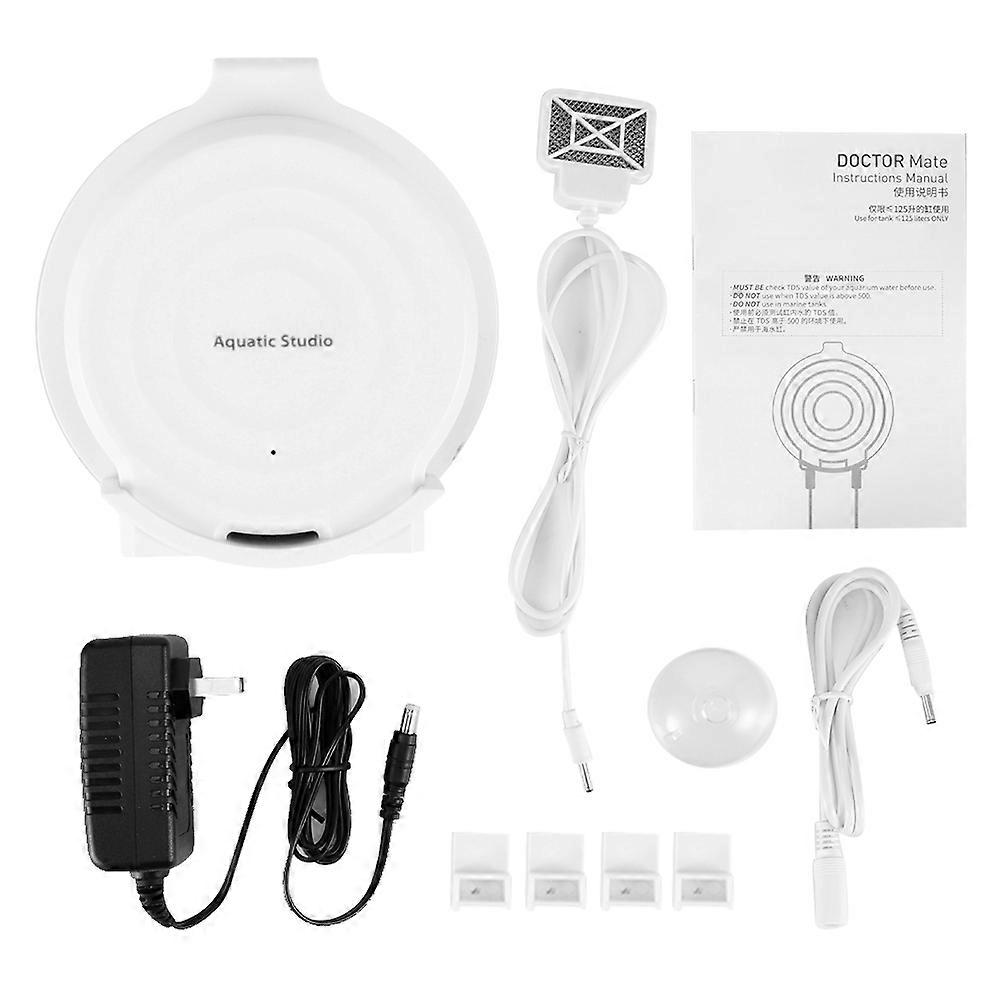 Plastic Aquarium Electric Algae Remover Cleaner Fish Tank Sterilization Water Purification US Plug 100-240VAlgae Remover