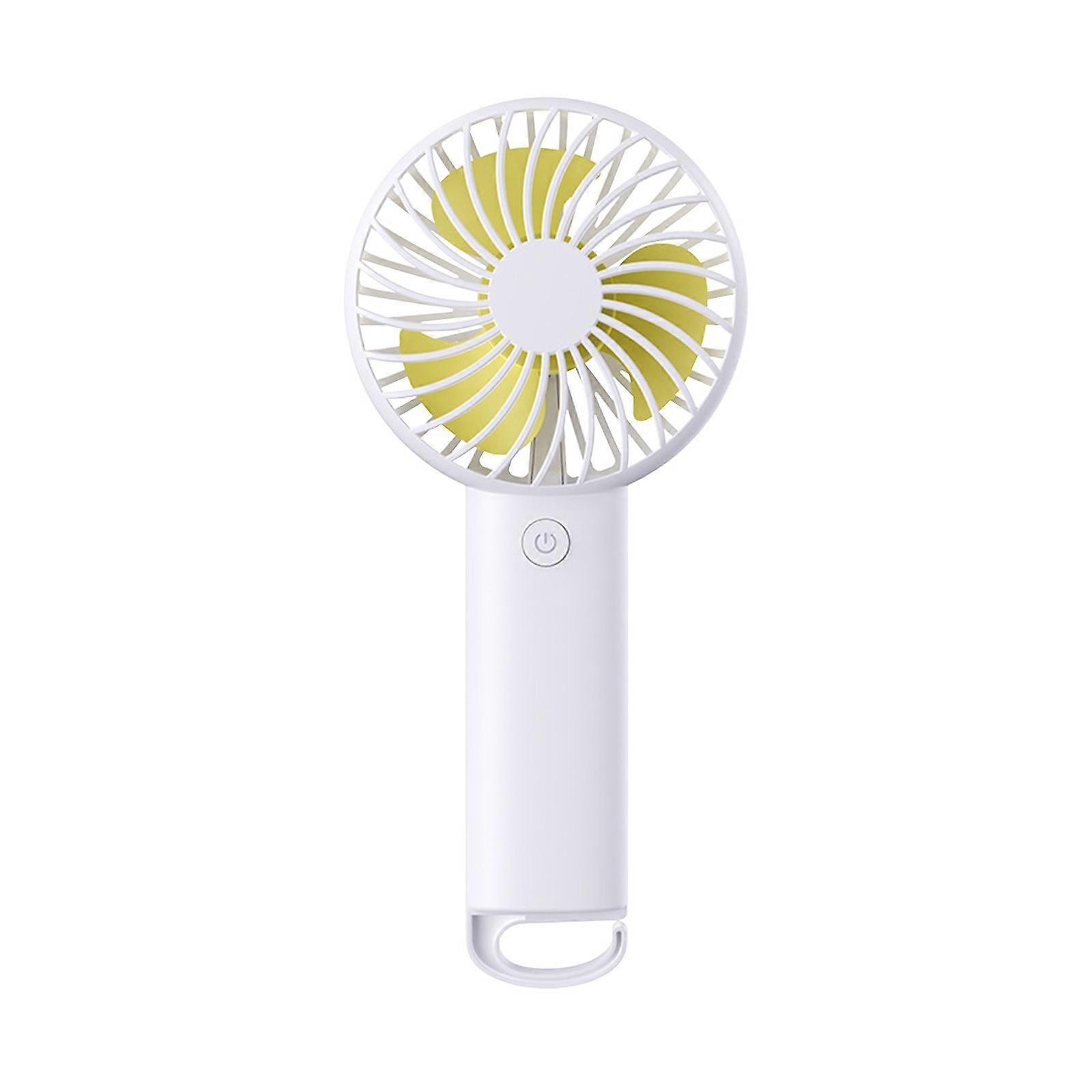 Desktop Folding Small Fan USB Charging Portable Handheld Small Fan LED Digital Display Hanging Necks Fan Bring A Hanging Rope PUW6005