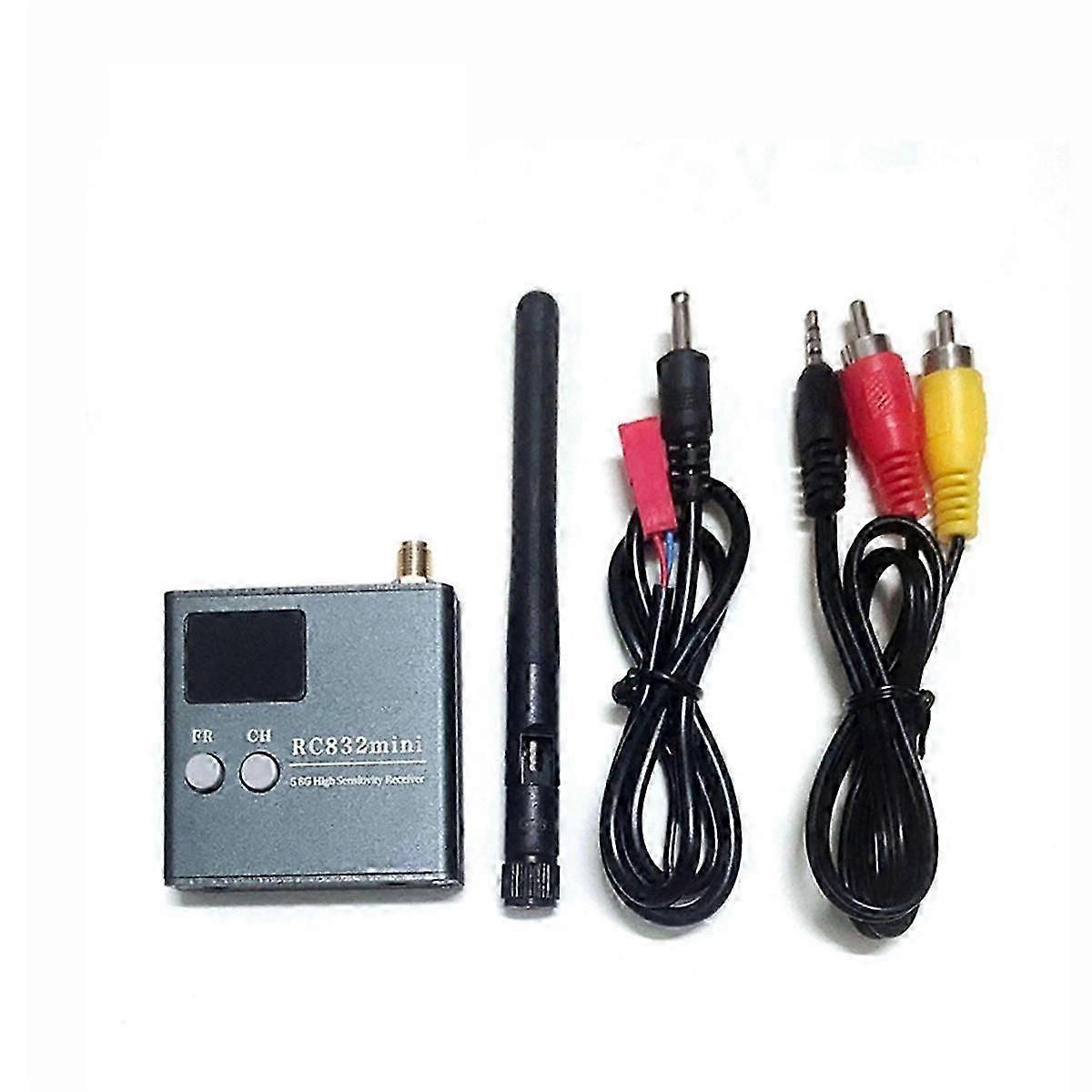 RC832 Mini receptor de înaltă sensibilitate și -5W 4.9G-5.8G Transmițător 5W putere 56CH pentru RC FPV Multicopter Aircraft Part