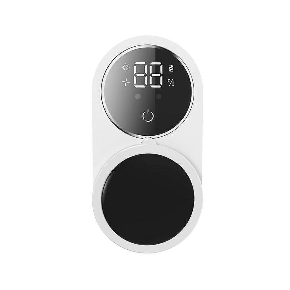 UV Toothbrush Sanitizer Holder,Rechargeable Cordless Wall Mounted Toothbrush
