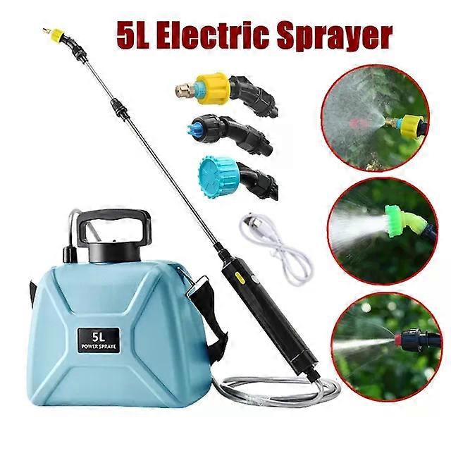 5L Agricultural Electric Sprayer Garden Automatic Atomizer Spray USB Rechargeable Garden Irrigation Tool Power Sprayer