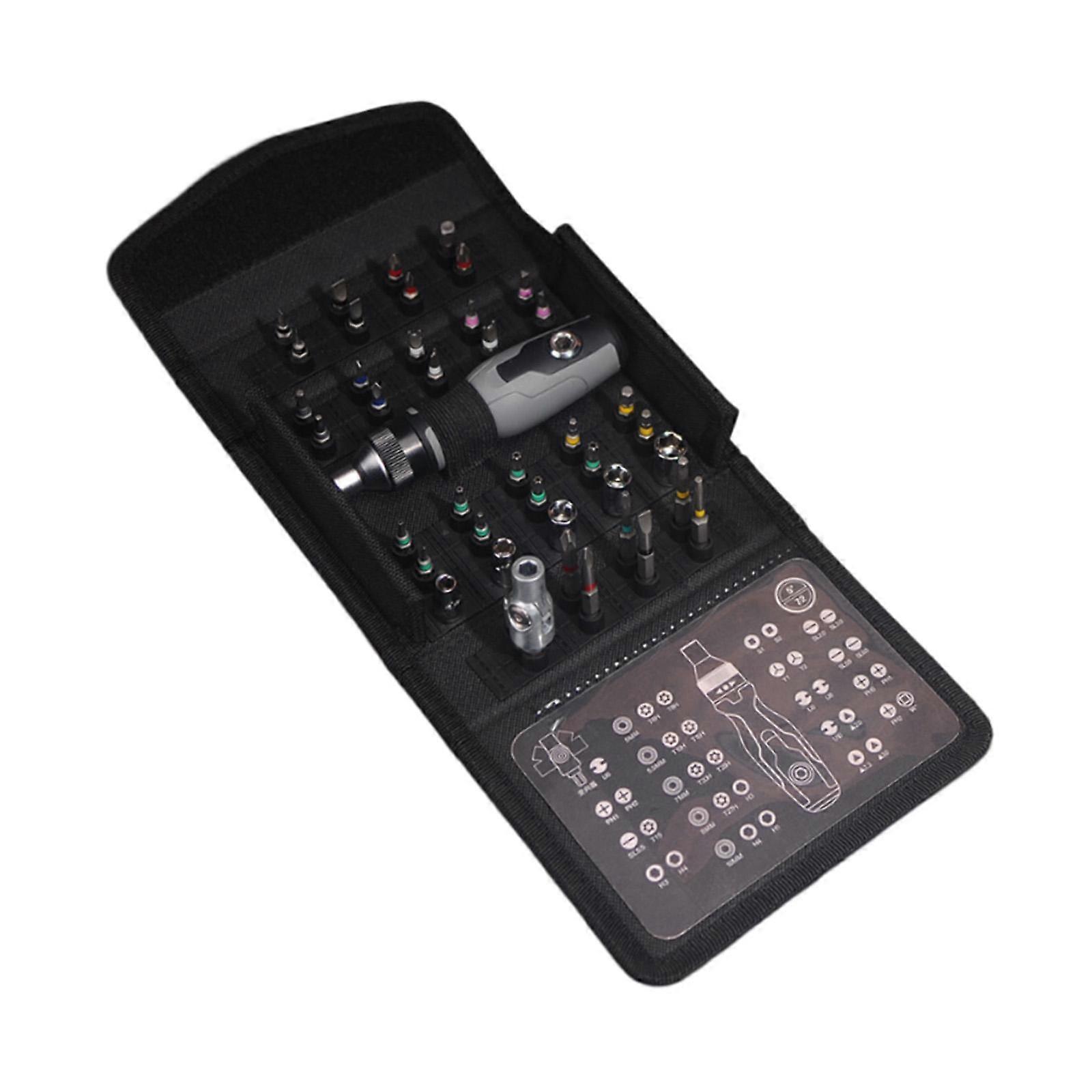 Ratcheting Screwdriver Screw Driver Tool Detachable Compact Labor saving hands