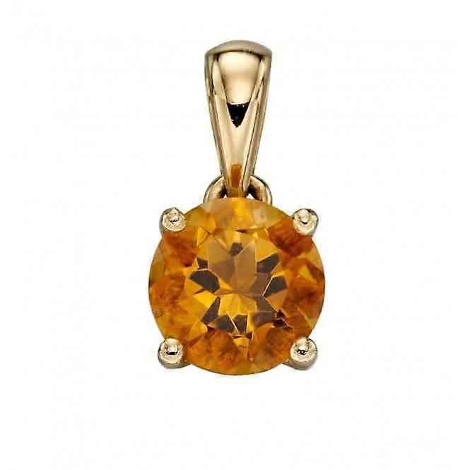 9ct November Citrine Pendant GP2198