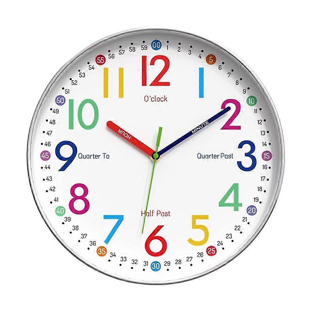 12 Inch Digital Wall Mount Clock Home Wall Hanging Silent Clock 30CM