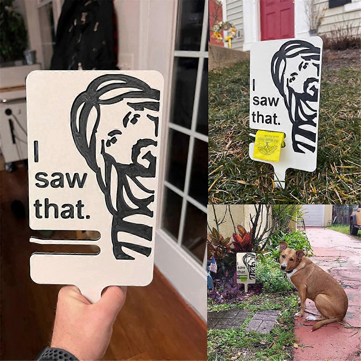 バッグホルダー付き犬のうんちの看板、犬の芝生の看板