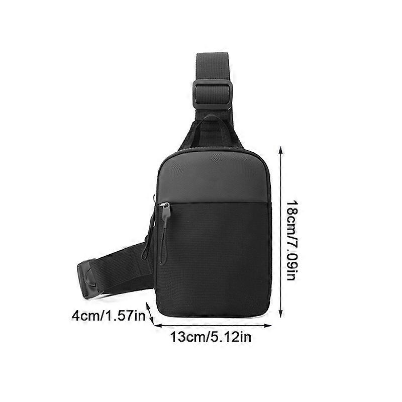 حقيبة صدر رجالي أزياء صغيرة قماش الكتف حقائب كروس للرجل القماش الصغير حبال رياضة عبر الهاتف ذكر حقيبة يد
