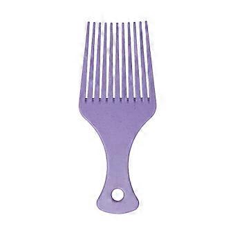 Professional Detangling Afro Comb For Natural Hair Wide Teeth For Less Pulling Comfortable Hair And Scalp Care  Yellow