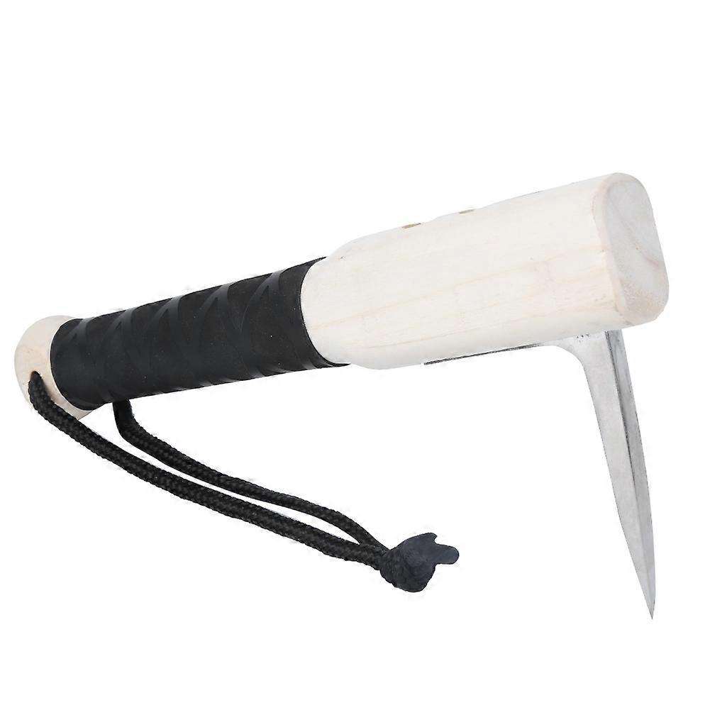 Hand Weeder, One Piece Construction Cobra Shaped Head Stainless Steel Manual Weeder With Ergonomic Handle For Deep Root Removal In Gardens
