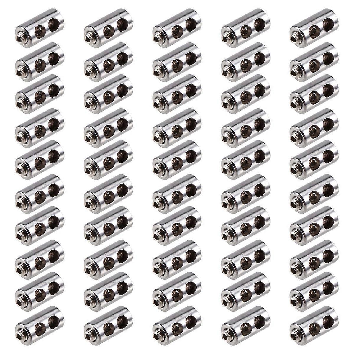 50PCS for 2-3mm Wire Rope Clip Clamp Cable Fastener Adjustable Screw Copper Metal Fixture Sling Fix