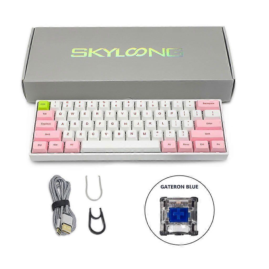 Clavier de jeu SK61 pour le remplacement du capuchon de touche de sublimation PBT DYE de bureau