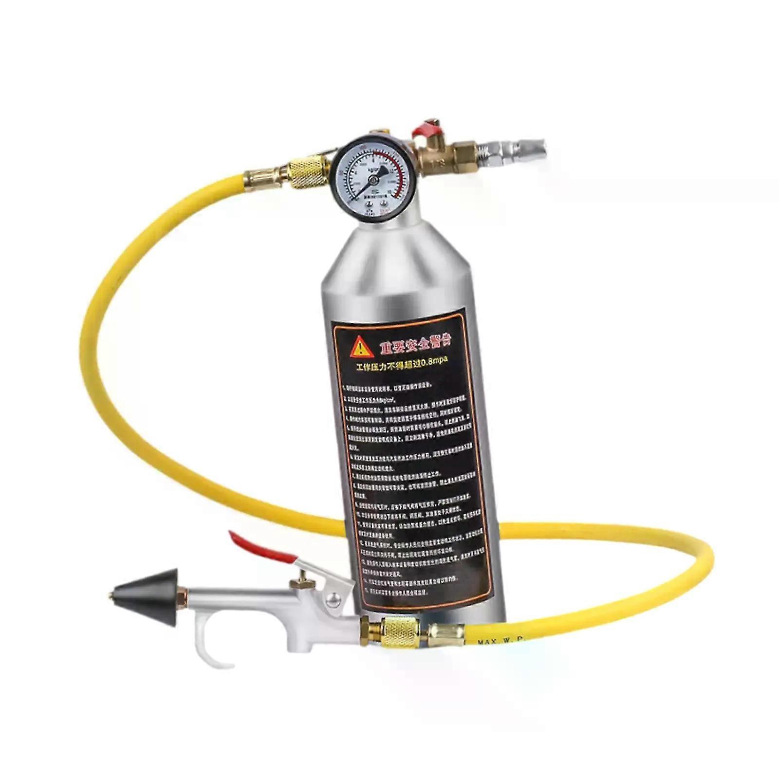 AC Flush Kit 1000ml Empty Canister Air Conditioner System Flush Canister Kit