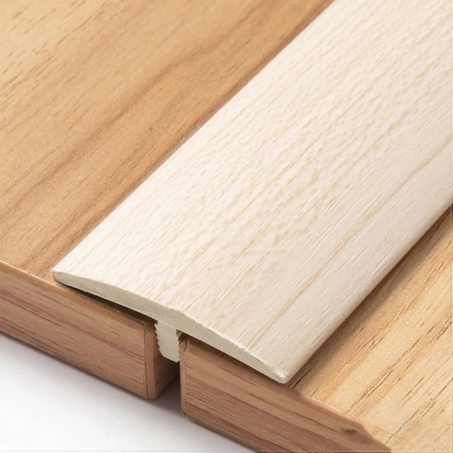 Wood Grain Transition Strips for Wood to Tile and Carpet Flooring