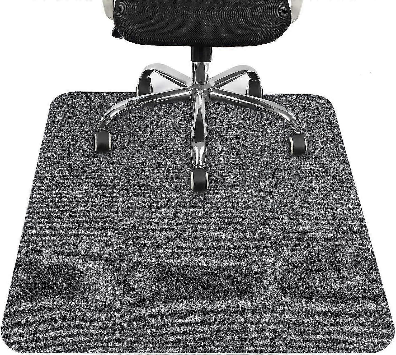 حصيرة واقي الأرضية ، حصيرة كرسي المكتب ، حصيرة واقية للأرضيات الخشبية / البلاط للمكتب والمنزل ، 90x120 سم ، رمادي