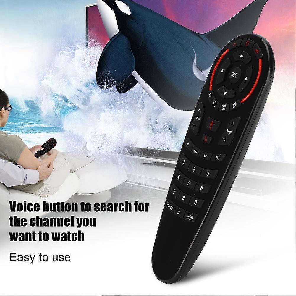 G30S 2.4G Wireless Voice Remote with 6-Axis Gyroscope, 16.4x5.6x1.8cm