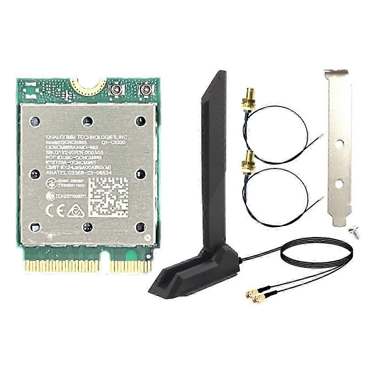 Tri Band WiFi7 QCNCM865 Bluetooth 5.4 Wireless WiFi Card 2.4G/5G/6Ghz Network Wireless Adapter for