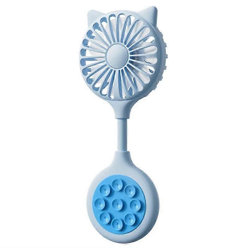 Mini Suction Cup Fan Desktop Portable Folding Fan