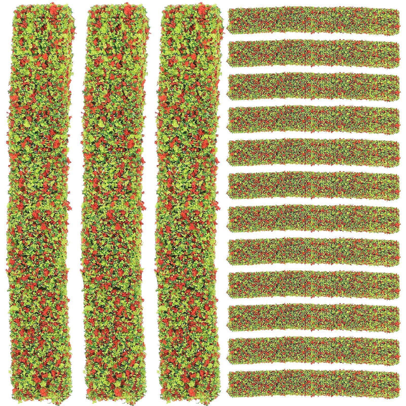 20pcs Mini Flower Cluster Flower Vegetation Groups Flower Static Scenery Model