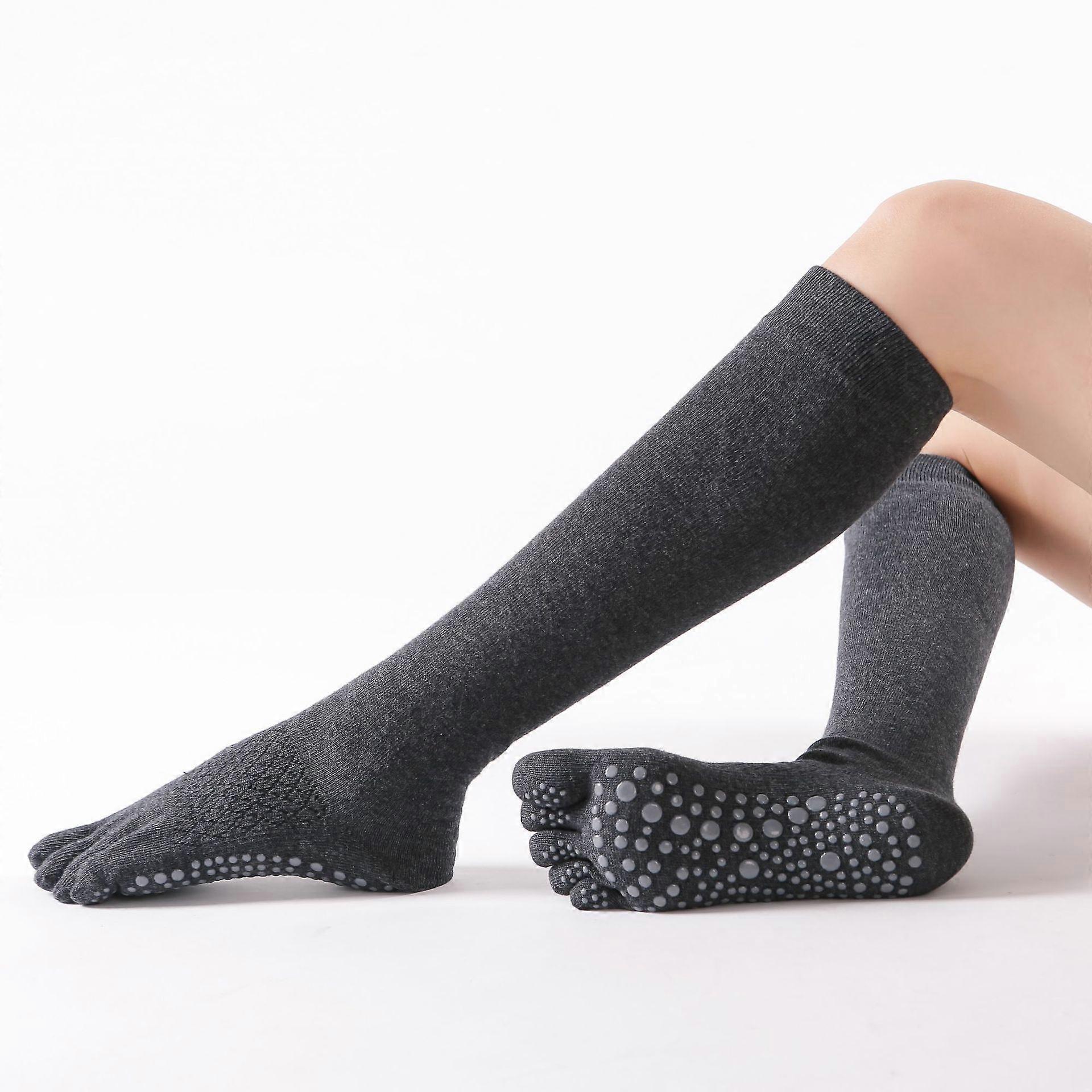 Yoga exercise socks Thin Breathable Dance Pilates Training Long Socks
