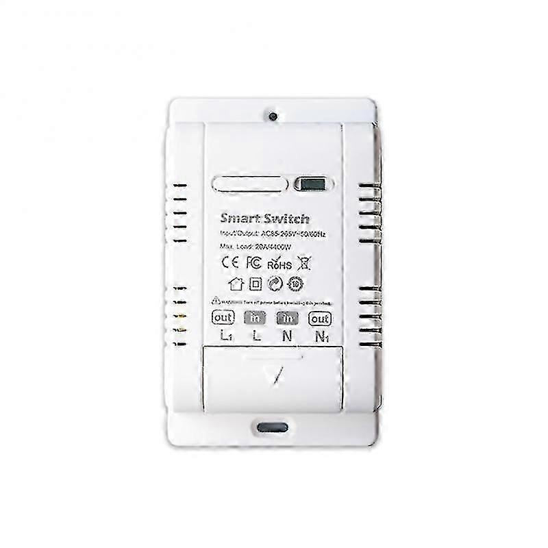 20a Wifi Breaker Child Lock Function 20a Tuya Wifi Smart Switch 85v-265v Universal